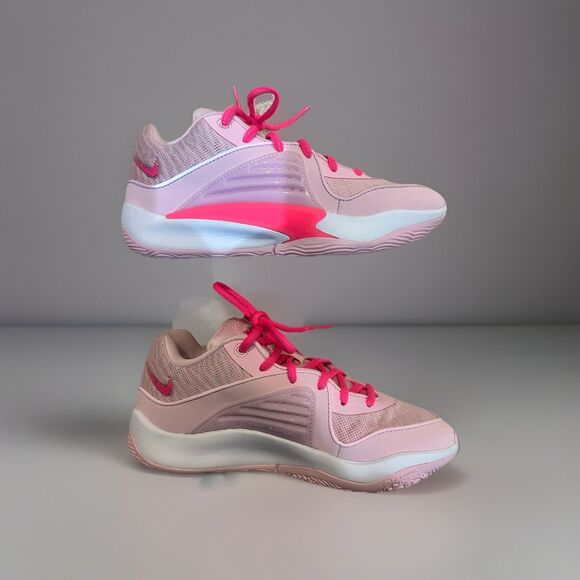 Nike KD16 Pink White Aunt Pearl Shoes By You Women’s 5 Mens 3.5 Basketball New
